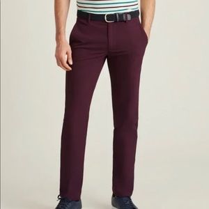 Bonobos burgundy chinos slim fit